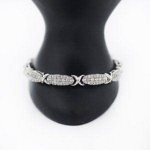 Stunning 10k Gold Diamond Bracelet